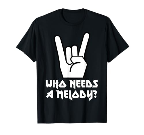 Cornes du Diable Ironiques Main Mano Cornuta Musique Metal T-Shirt