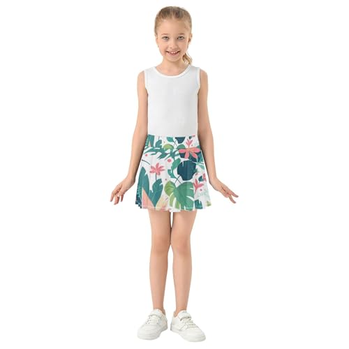 Girls Athletic Skirt with Built-in Shorts Flowy Skorts for Little Girl Kids Pleated Skort with Pockets3