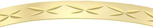 Carissima Gold Women's 9 ct Yellow Gold Diamond Cut Extendable Baby Bangle of Length 3.6-5 cm - Image 3
