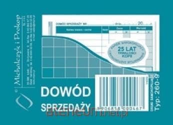 DS: dowód sprzedaży, A7, multi-copy