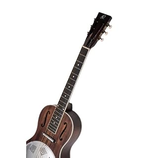 Ortega Guitars Guitare à résonateur acoustique-électrique série Americana 6 cordes, droite, Whiskey Burst (RRG30E-WB) - Les Beatles, Paul McCartney, John Lennon, RIngo Starr, George Harrison Ortega Guitars Guitare à résonateur acoustique-électrique série Americana 6 cordes, droite, Whiskey Burst (RRG30E-WB) – Image 3
