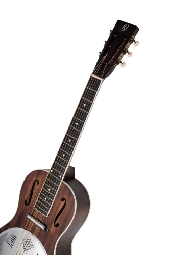 Ortega Guitars Guitare à résonateur acoustique-électrique série Americana 6 cordes, droite, Whiskey Burst (RRG30E-WB) - Les Beatles, Paul McCartney, John Lennon, RIngo Starr, George Harrison Ortega Guitars Guitare à résonateur acoustique-électrique série Americana 6 cordes, droite, Whiskey Burst (RRG30E-WB) – Image 4