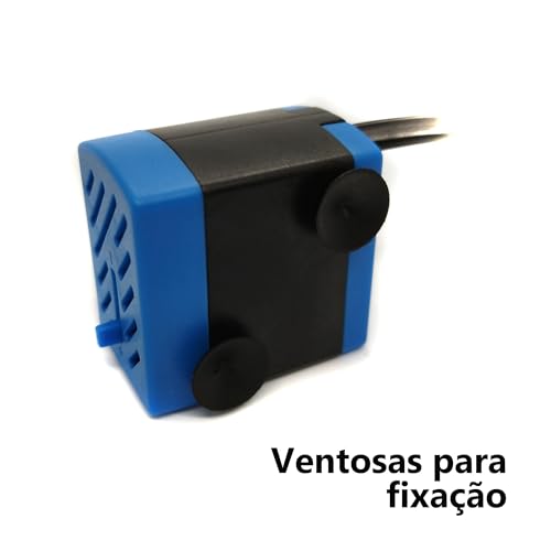 Motor Bomba Submersa 180L/h Bivolt Bombinha Para Fonte De Água Aquário