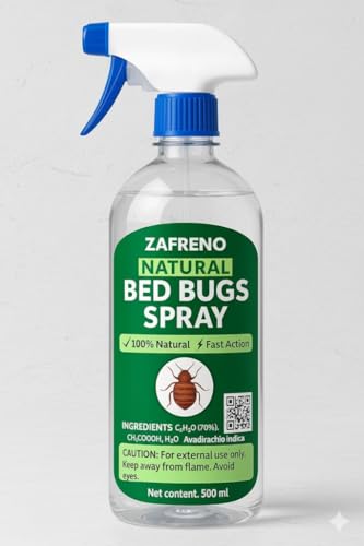 Zafreno Natural Bedbugs Spray Organic Insecticide bugs spray 750 ML