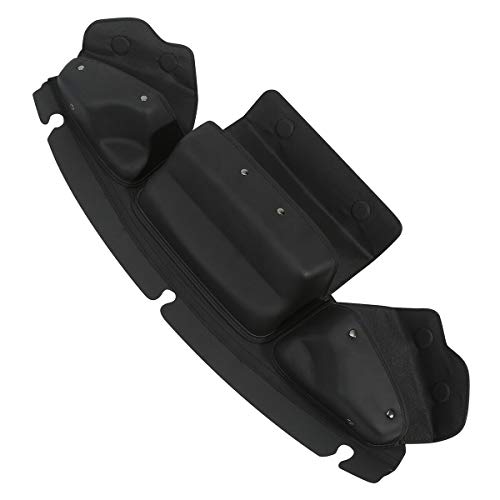 TCT-MOTORPARTS 3 Pocket Windshield Bag Pouch Fairing Bag Fit For Harley Touring 2014-2025 FLHT, FLHTC, FLHX, FLHTK, FLHTCU Electra Glide, Street Glide,Trike Models Black