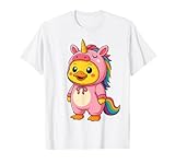 Duck In Unicorn Costume Kawaii Design