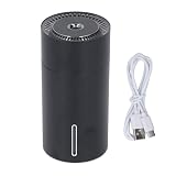 Diffusore per auto per oli essenziali, umidificatori portatili da viaggio, 7 colori, diffusore di oli essenziali per auto, mini diffusori di olio per auto, umidificatore USB, diffusori per auto (nero)