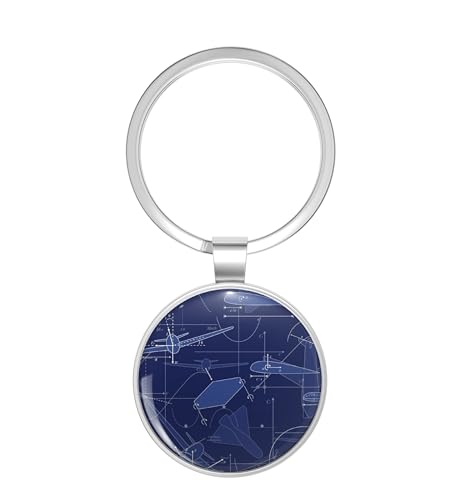 BKR Graphics Aerodynamics Metal Double Sided Key Chain Keychain
