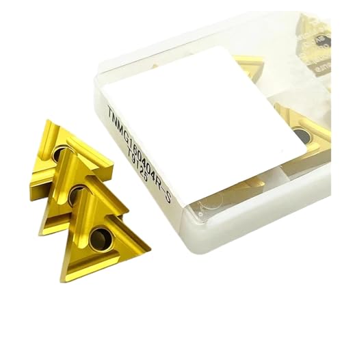 Indexable Carbide Lathe Tool 10PCS TNMG160404R-S T9125 Hard Alloy External Turning Tool Lathe Tools Metal Processing Stainless Steel