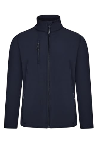 Mukua Richmond Cazadora SoftShell Unisex, Color Deep Navy, Talla XL