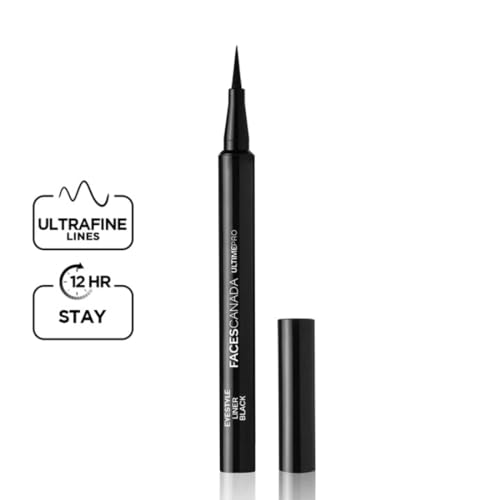 Faces Canada Ultime Pro Eyetyle Liner Black 0.03 Oz miniatura 2