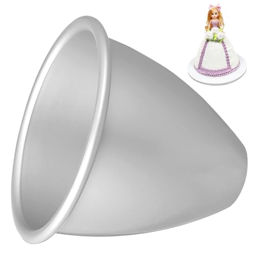 Toyvian Molde para Tartas de Muñeca Antiadherente Conductividad Térmica Superior Fácil Desmolde para Postres DIY y Decoración de Pasteles