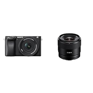 Sony Alpha 6400 APS-C Spiegellose Kamera mit Objektiv