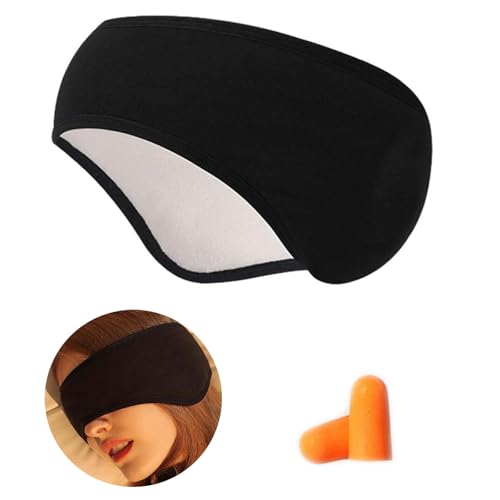 EnixwH Antifaz para Dormir Innovador para Hombres Y Mujeres, Antifaz Dormir con Diseño Que Bloquea Luz, Sleep Mask con Tapón para Los Oídos para Hombres, Mujeres para Dormir, Descansar Bien Y Viajar