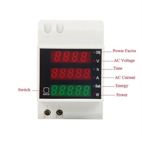 Amperemetre de precision D52-2047 avec affichage numerique multifonction AC