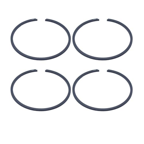 4個のピストンリング 1.5mm x 46mm 47mm 48mm 49mm 50mm 51mm 52mm 54mm 028 トリマー チェーンソー 刈払機 ブロワーに適合(47mm x 1.5mm)