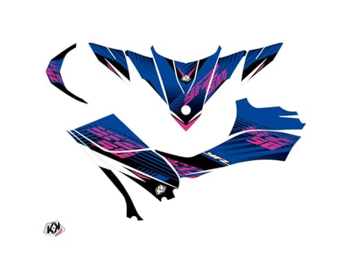 Kit Déco Quad Yamaha 50 YFZ Rose Flow Design Fluide