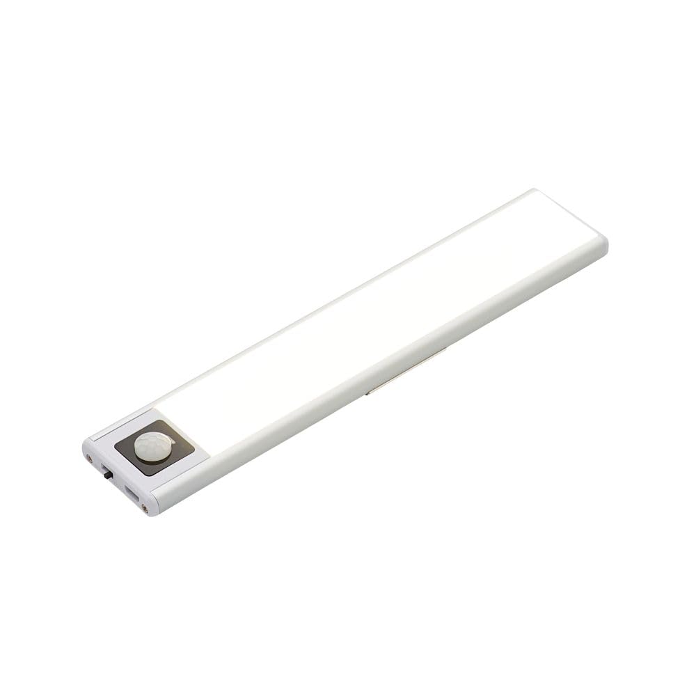 Litecraft Silver Under Cabinet Rechargeable Magnetic Led Light With Sensor In - (20 Cm)
