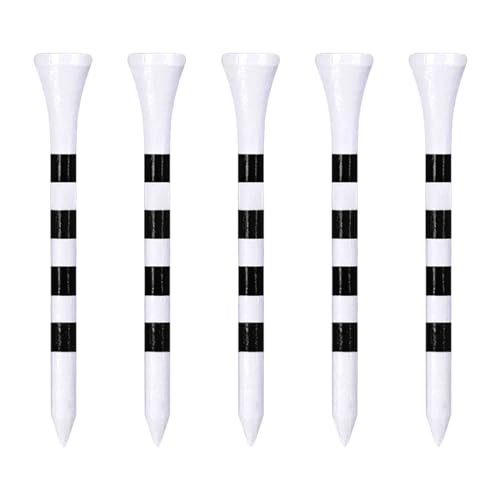 Zivisk Golf Tees Holz - 100 Stück 70mm Bambus Tees (Weiß)