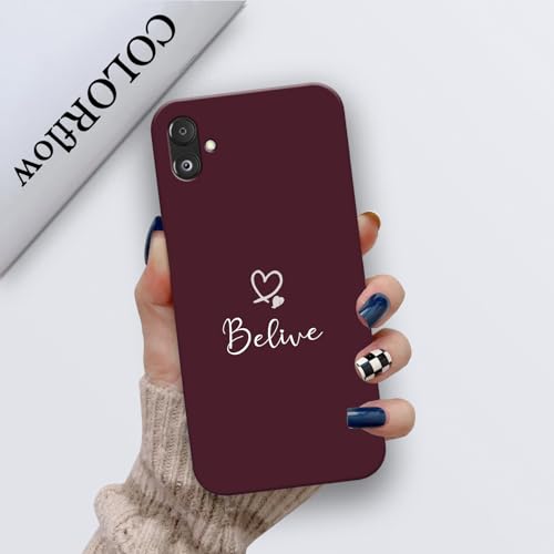 Image of COLORflow Polycarbonate Back Cover Case Compatible With Samsung Galaxy F14 5G | Cute Korean Hearts Customized Back Cover Compatible With Samsung Galaxy F14 5G, Multi