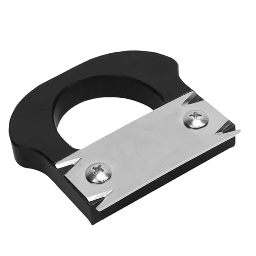 YWBL-WH Pialla Manuale per Bordi, Smussatore per Legno con Lame in Acciaio Inossidabile e Manico Ergonomico in Legno Duro per la Lavorazione del Legno, Rifinitura e Levigatura in PVC ABS