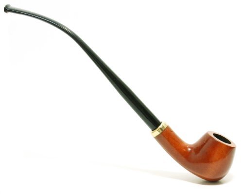 Churchwarden Tobacco Smoke Pipe - From PearWood Roots - High Quality - Hand Made by by Mr. Brog