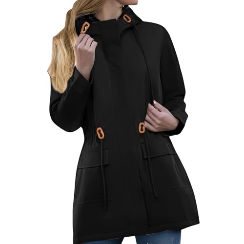 Veste de pluie femme grande taille longue et imperméable