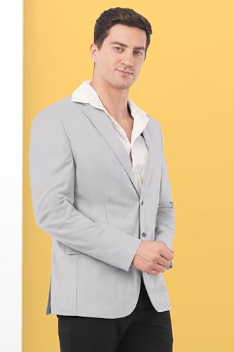 Image of SaintX Men's Premium Formal Blazer || Stretchable Triple Blend Fabric || Slim Fit || Fully Lined || Versatile Stylish Coat for Men || Professional Jacket || All Purpose