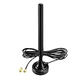 SUPERBAT 4G LTE Magnetic Mount External Antenna RP SMA Male Antenna for Verizon T-Mobile Router...