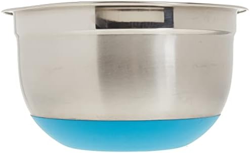 ExcelSteel 3-Quart Stainless Steel Non Skid Base Mixing Bowl - Thumbnail 3