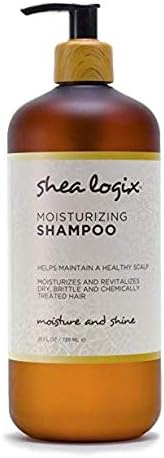 Shealogix Moisturizing Shampoo - Moisturizes and Revitalizes while Delivering Beautiful Bounce and Exceptional Shine | Made with 100% Shea Butter | For all Hair Types
