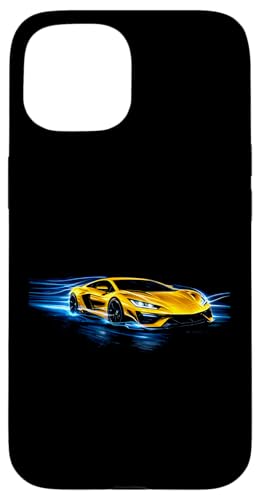 �C�G���[ �X�[�p�[�J�[ �X�s�[�h���[�V���O �^�[�{�f�U�C�� �X�}�z�P�[�X iPhone 15 �p