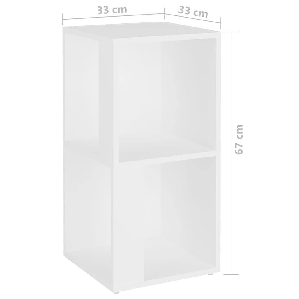 Armadio ad angolo, vetrina, armadietto da ufficio, aperto, per aziende, ufficio, scuola, soggiorno, camera da letto, bianco, 33 x 33 x 67 cm