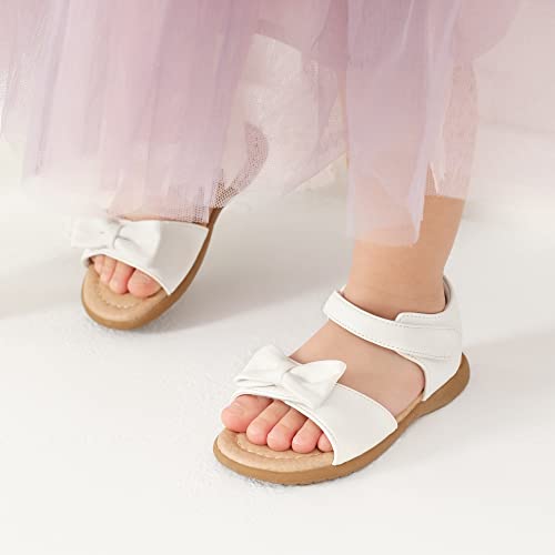 Image of DREAM PAIRS Girls Sandals Fashion Bow Summer Shoes for Toddler /Little Kid
