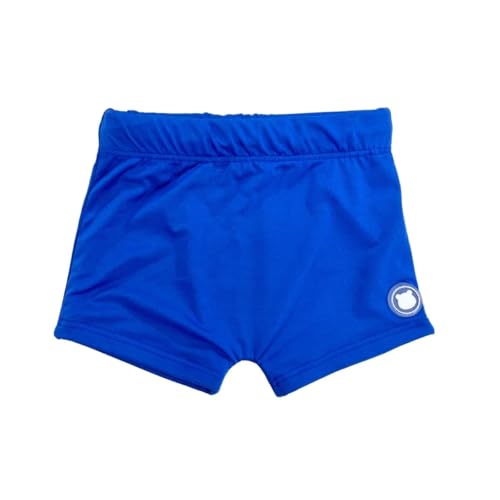 Sunga Forrada Menino Praia Proteção Solar Com Cordão Interno (BR, Numérico, 3, Padrão, Azul Bic 22)