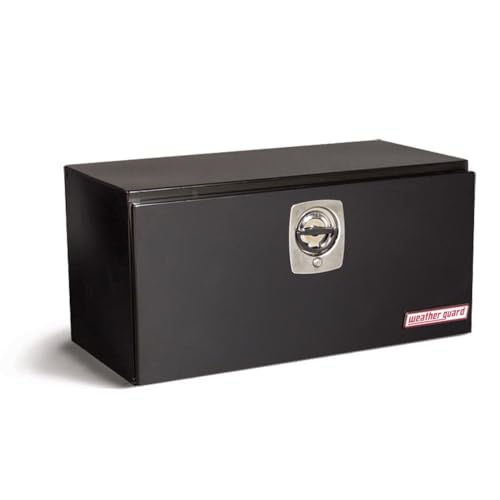 WEATHER GUARD (536502 Underbed Tool Box, Steel, Black