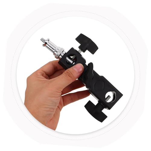 Adaptador de trípode soluciona caídas de flash y sujeta paraguas con rosca 4