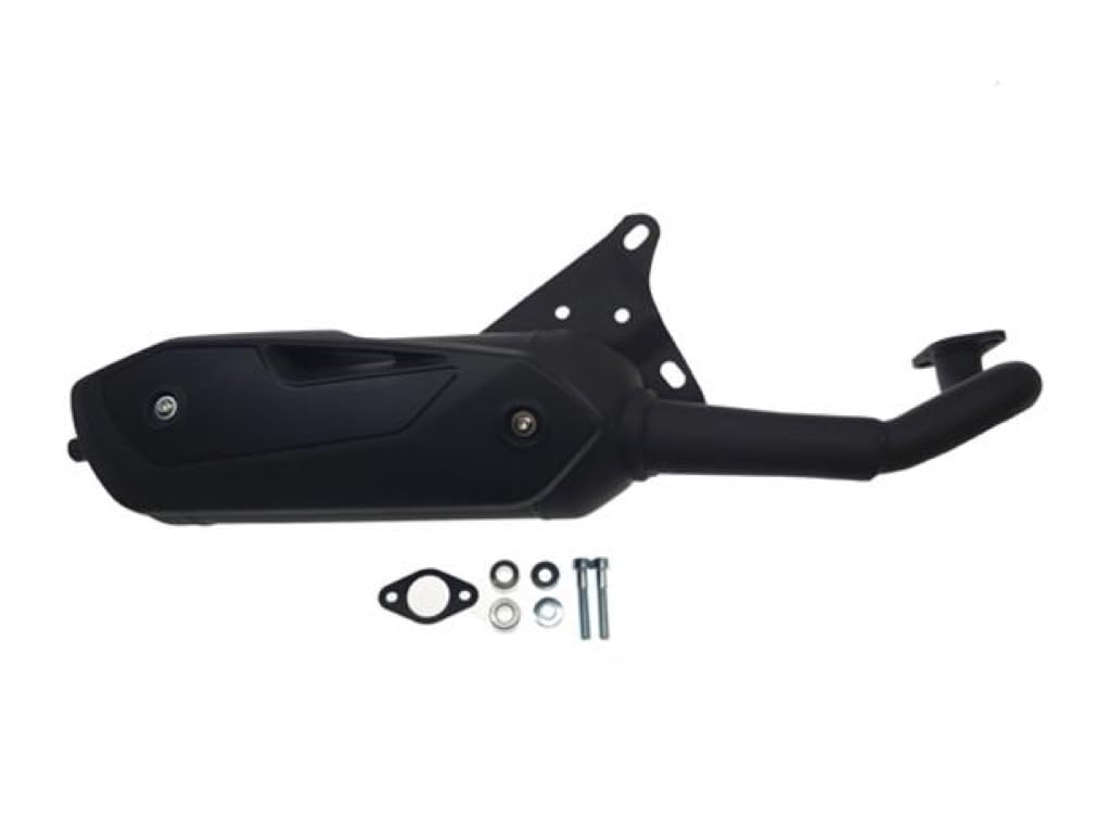 Auspuffanlage mit E-Prüfzeichen passend für PGO Big Max, G-Max, T-Rex, TR3 – Für 50ccm & 70ccm – leise, leistungsstark, unauffälliges Design