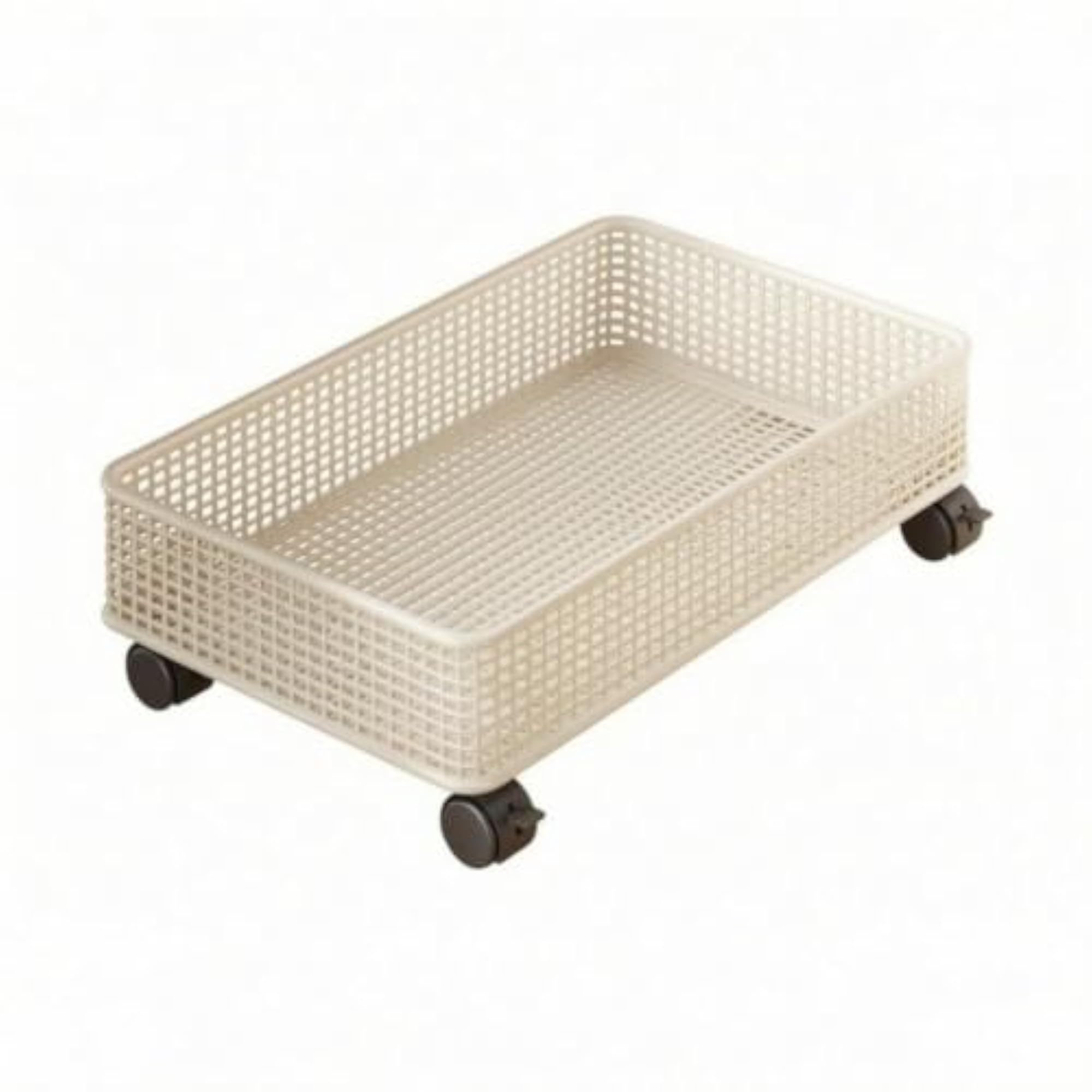 Low-Profile Under-Bed Storage Box, Reinforced Corner Framing
