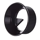 Kaffee-Dosierring kompatibel mit Mokkakannen verhindert Überlaufen und sorgt für gleichmäßige Verteilung (schwarz 90 mm)