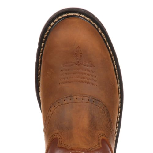 Image of ROCKY Men's Original Ride Branson Saddle Roper Waterproof Western Boot