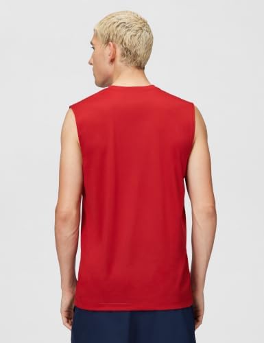 Nike Men's Dri-FIT Legend Sleeveless Fitness T-Shirt, Tough Red/White, X-Large — view 3