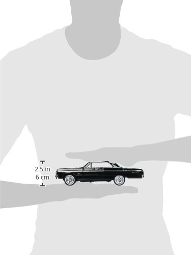 Motor Max 1:24 Chevrolet Impala 1964 Hardtop Negro miniatura 3