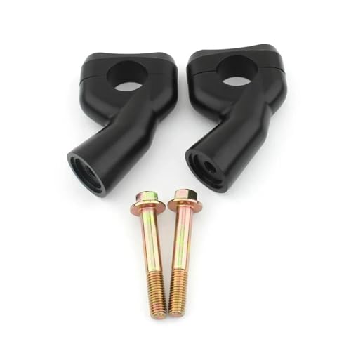 Lenkererhöhung Für Triumph Bobber Für Bonneville T100 T120 Für Speedmaster Moto Lenker Riser Klemmen Adapter Lift 30mm(Schwarz)