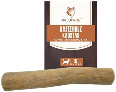 Wildfang® Palo de Cafe para Perro - Alternativa a los Huesos - Juguetes para Cachorros - Juguete para Masticar - masticable Natural para Perros - Cuidado Dental Natural - S