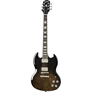 Epiphone SG Modern Figured Trans Black Fade - Les Beatles, Paul McCartney, John Lennon, RIngo Starr, George Harrison