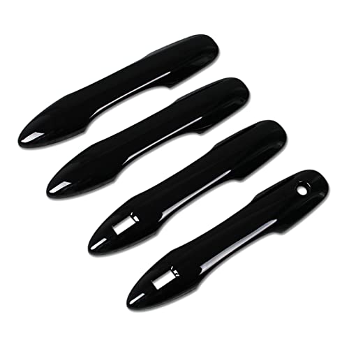 RUIQ トヨタ 新型 ハリアー 80系 専用 外装 アウタードアハンドルカバー ノブ フルカバータイプ Toyota Harrier 専用 設計 (黒色) ブラック