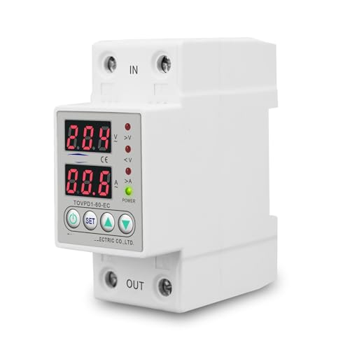 Dispositif de protection de courant contre les surtensions réglable L N 230V 100A