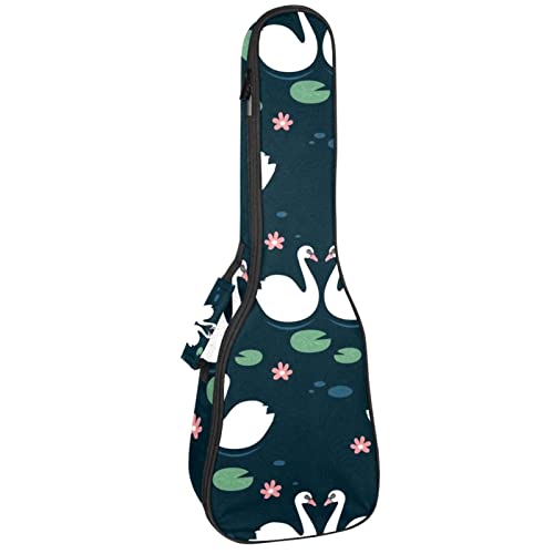 Housse ukulélé ténor rembourrée et sac étanche concert 60,9 cm
