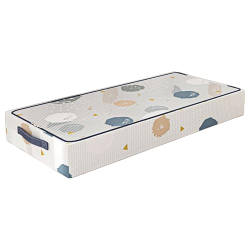 Bac de rangement avec roues 80x50x20 cm pour optimiser les placards - 2